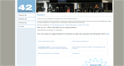 Desktop Screenshot of 42thedentalpractice.com